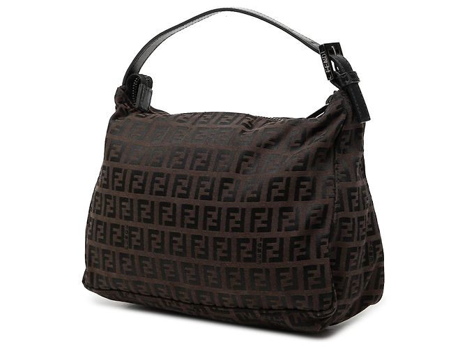 Borsa Fendi Zucchino Canvas marrone - vista 2