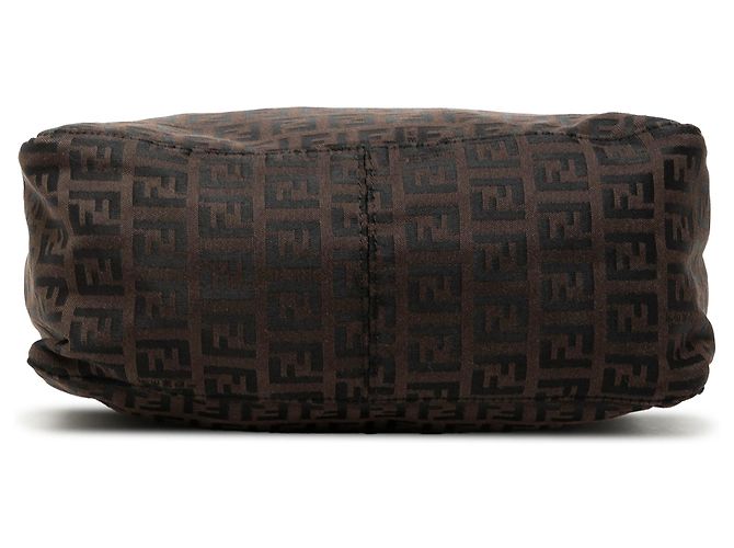 Borsa Fendi Zucchino Canvas marrone - vista 3