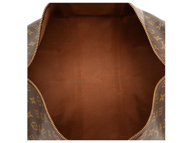 Borsa da viaggio Louis Vuitton Monogram Keepall 45 Marrone - vista 4