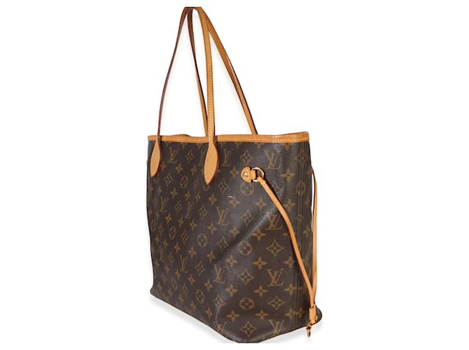 Louis Vuitton Monogram Canvas Neverfull MM Marrone - vista 3