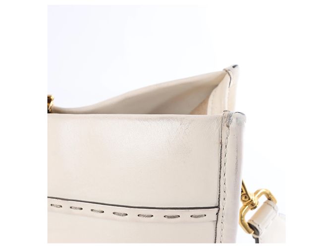 Borsa a mano 2Way Fendi Sunshine Medium in pelle Beige 8BH386 - vista 6