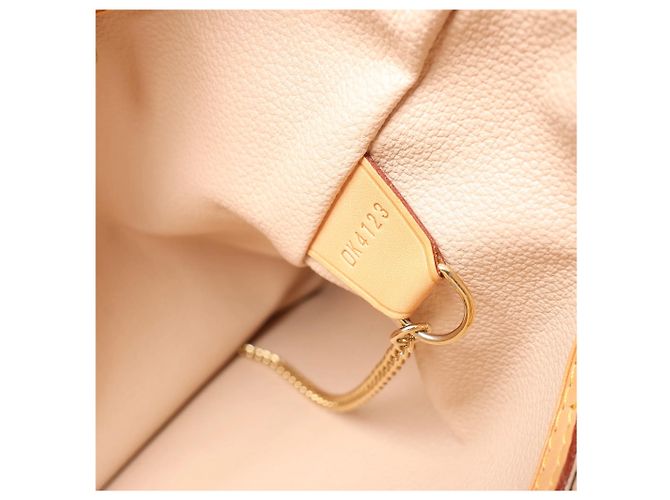 Borsa a tracolla Louis Vuitton Bucket GM Monogram Canvas in marrone M42236 Beige - vista 14