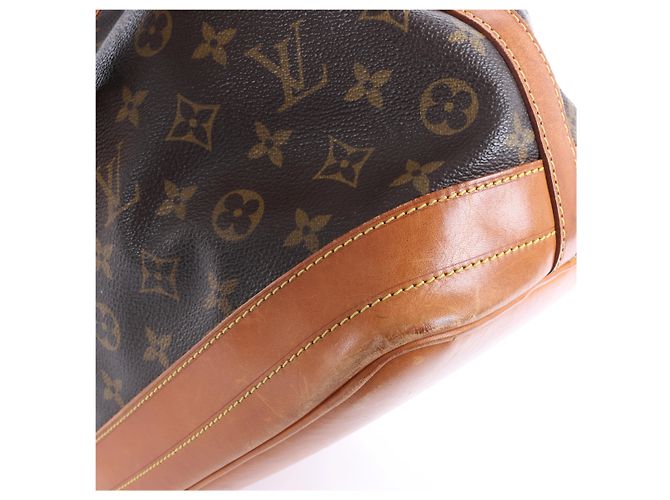 Borsa a tracolla Louis Vuitton Noe Monogram Canvas in marrone M42224 - vista 14