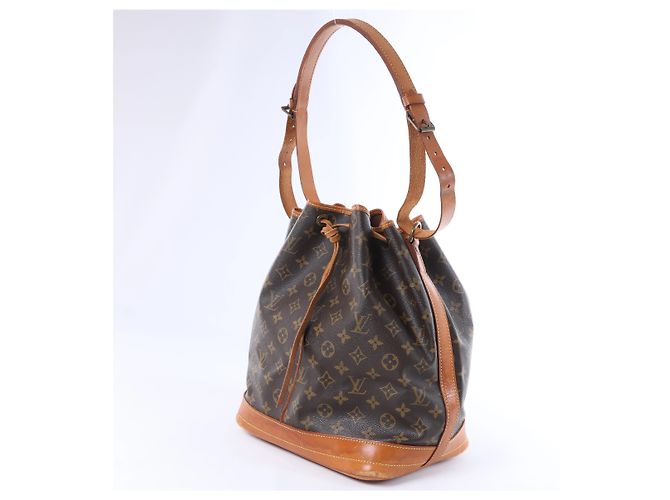 Borsa a tracolla Louis Vuitton Noe Monogram Canvas in marrone M42224 - vista 2