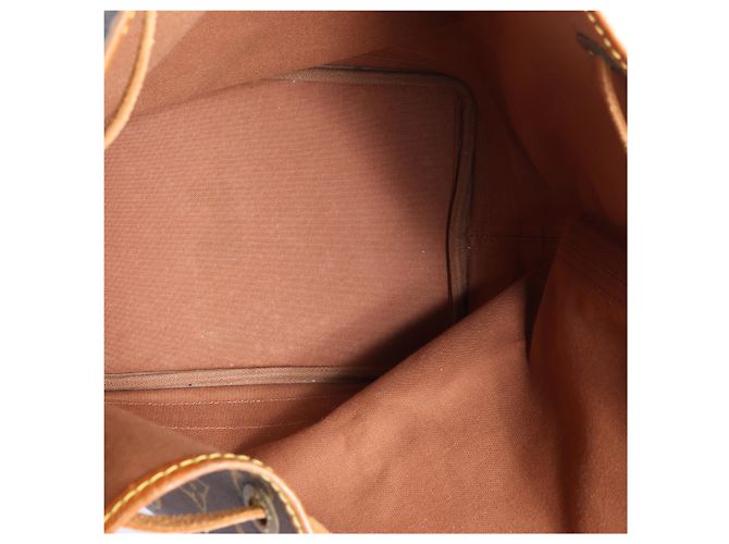 Borsa a tracolla Louis Vuitton Noe Monogram Canvas in marrone M42224 - vista 7