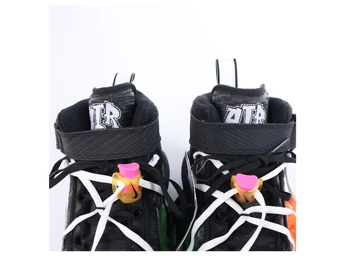NIKE × OFF-WHITE AIR FORCE 1 MID High-top Sneaker aus Mesh in Schwarz, Größe EU 42 - Ansicht 4