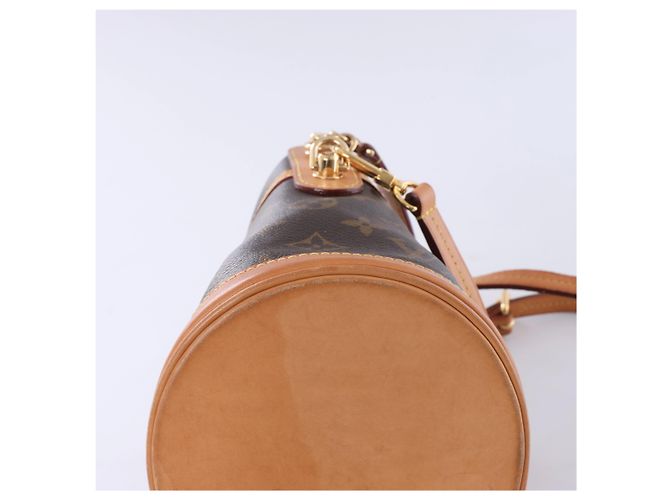 Borsa a tracolla Louis Vuitton Duffle Monogram in marrone M43587 - vista 10