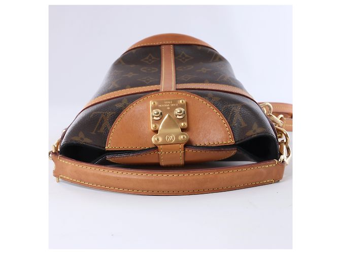 Borsa a tracolla Louis Vuitton Duffle Monogram in marrone M43587 - vista 5