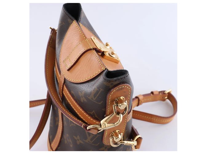 Borsa a tracolla Louis Vuitton Duffle Monogram in marrone M43587 - vista 7