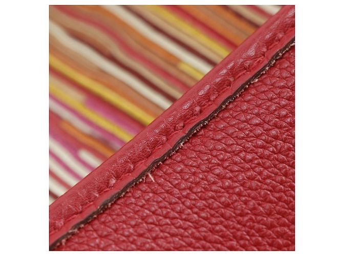 Hermès Borsa a tracolla Hermes Evelyne 1PM Rosso - vista 10