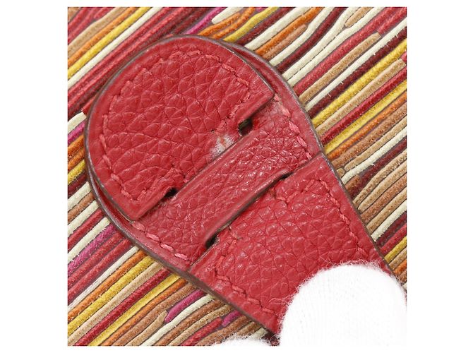Hermès Borsa a tracolla Hermes Evelyne 1PM Rosso - vista 13