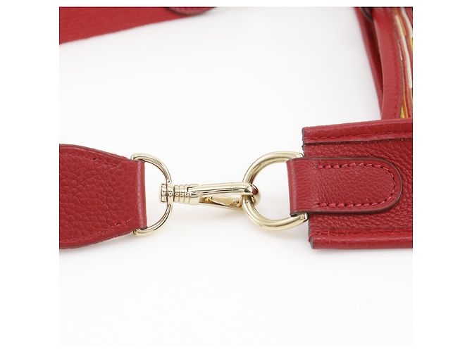 Hermès Borsa a tracolla Hermes Evelyne 1PM Rosso - vista 16