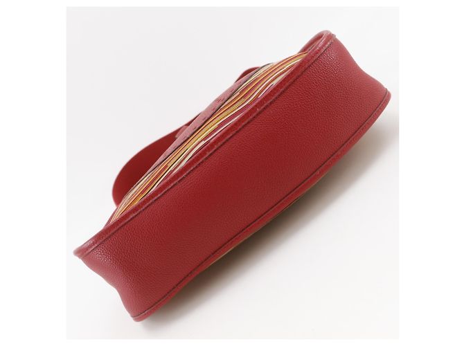 Hermès Borsa a tracolla Hermes Evelyne 1PM Rosso - vista 17