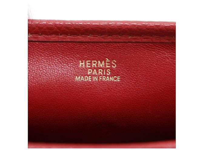 Hermès Borsa a tracolla Hermes Evelyne 1PM Rosso - vista 19