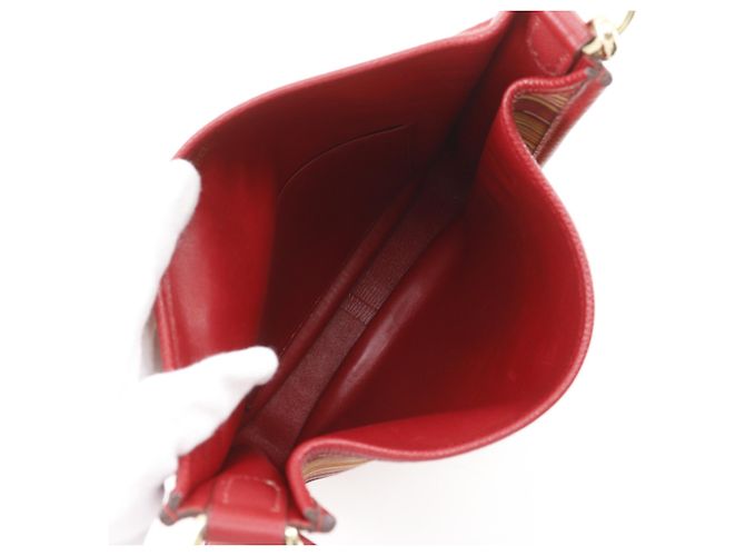 Hermès Borsa a tracolla Hermes Evelyne 1PM Rosso - vista 5