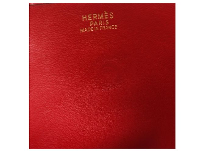 Hermès Borsa a tracolla Hermes Evelyne 1PM Rosso - vista 8