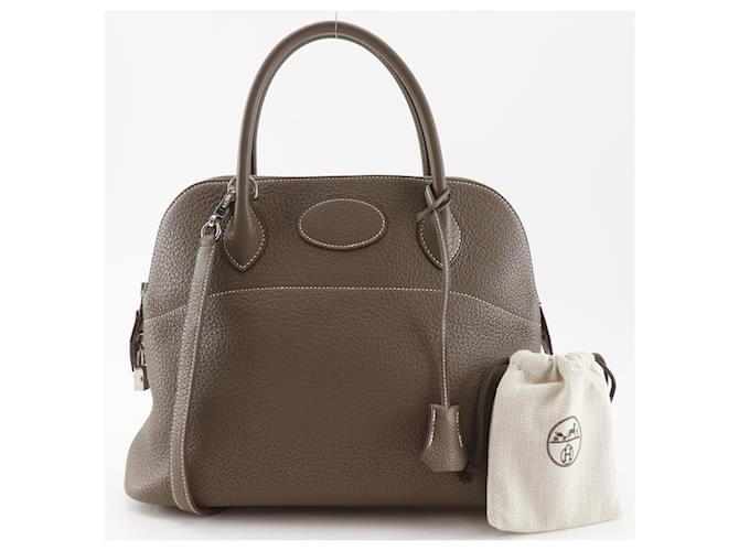 Hermès Borsa Hermes Bolide 31 Taupe - vista 20