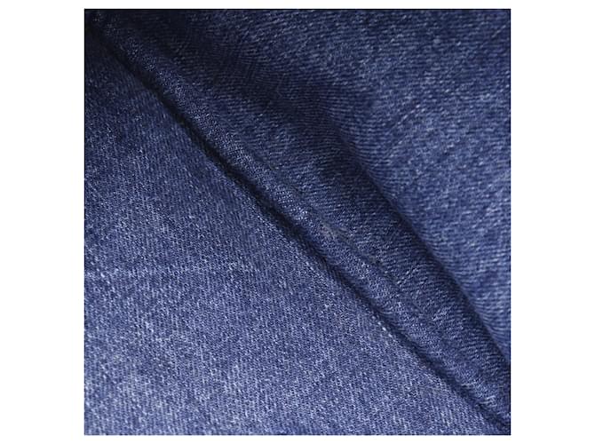 Borsa Prada Canapa Tote M Blu - vista 12