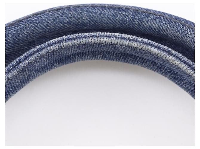 Borsa Prada Canapa Tote M Blu - vista 17