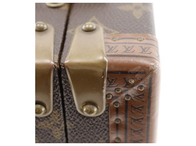 Borsa Boston Louis Vuitton President Trunk Marrone - vista 14