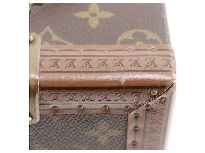 Borsa Boston Louis Vuitton President Trunk Marrone - vista 15