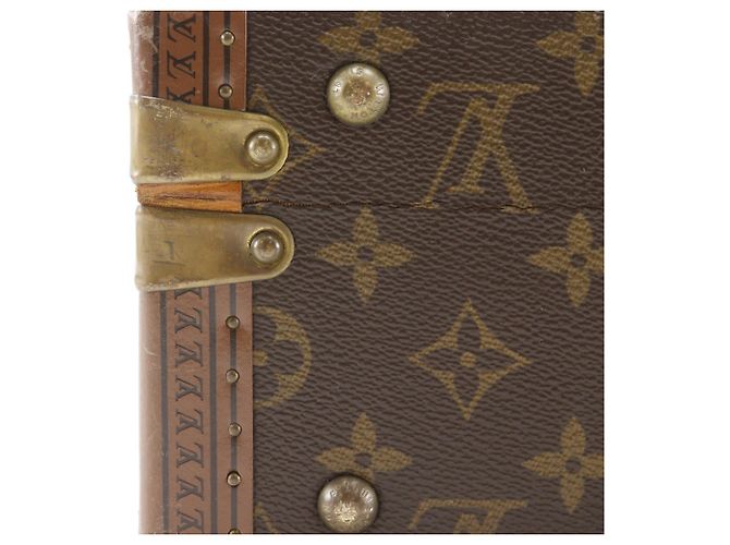 Borsa Boston Louis Vuitton President Trunk Marrone - vista 17
