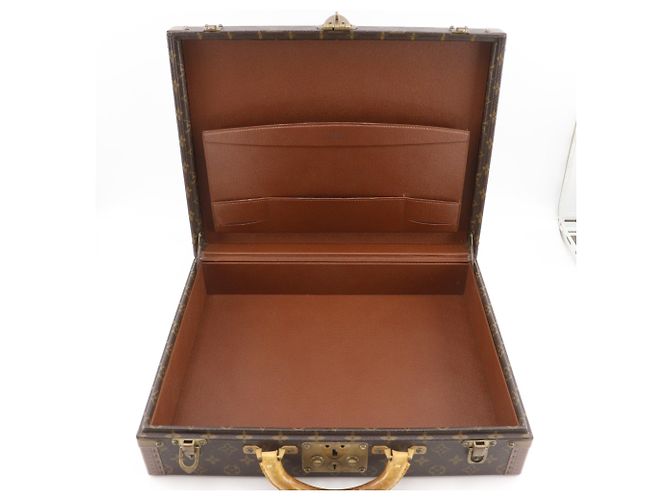 Borsa Boston Louis Vuitton President Trunk Marrone - vista 7