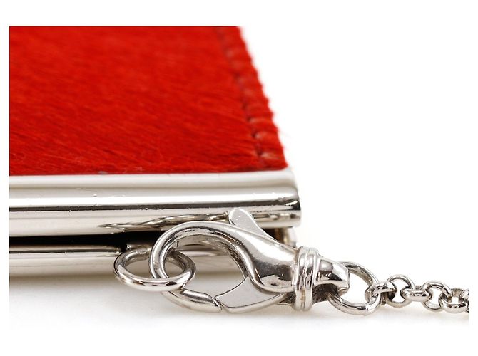 Bulgari Borsa a tracolla con catena Bvlgari BVLGARI Rosso - vista 16