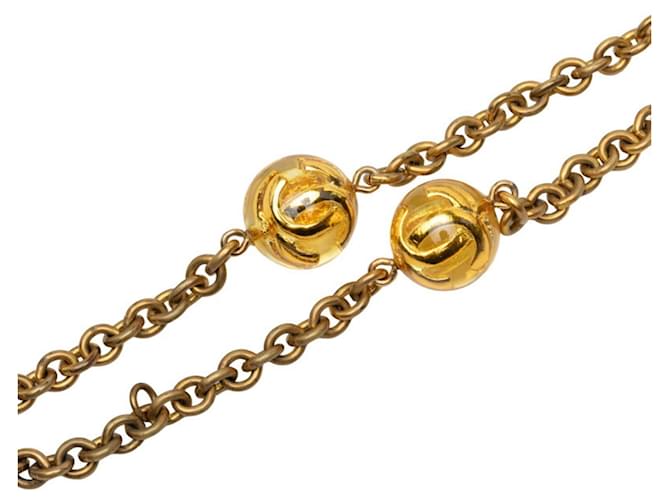 Collana a lunga catena Chanel Coco Mark D'oro - vista 3