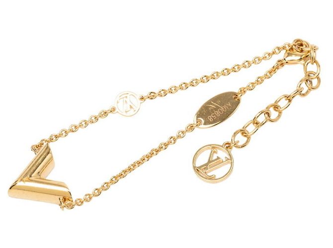Bracciale Essential V Charm Louis Vuitton D'oro - vista 4