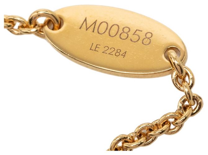 Bracciale Essential V Charm Louis Vuitton D'oro - vista 7