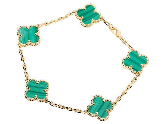 Van Cleef & Arpels Vintage Alhambra 5P Charm Armband - Ansicht 2