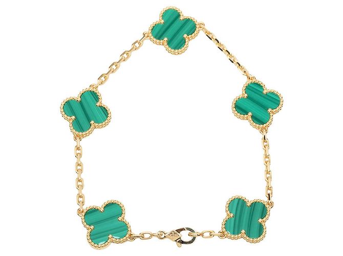 Van Cleef & Arpels Vintage Alhambra 5P Charm Armband - Ansicht 3