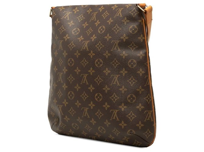 Borsa a tracolla Louis Vuitton Monogram Musette Marrone - vista 2