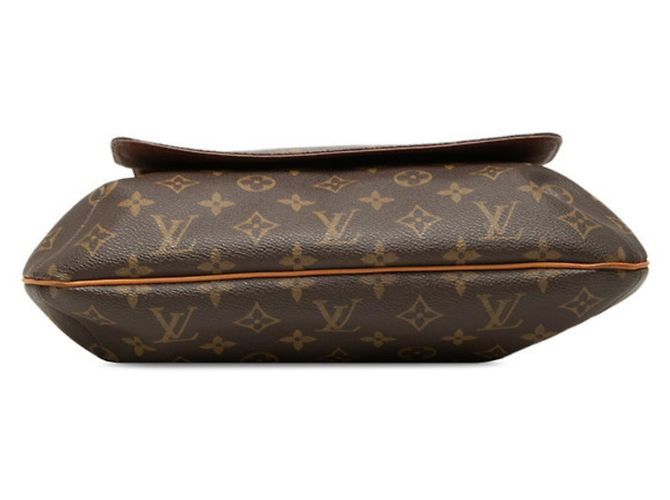 Borsa a tracolla Louis Vuitton Monogram Musette Marrone - vista 3