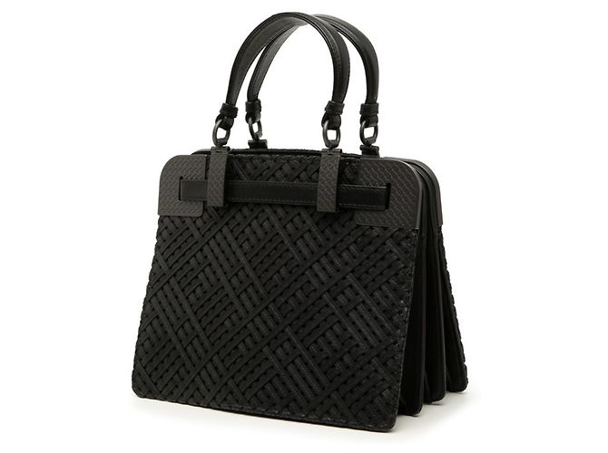 Borsa Bottega Veneta Intrecciato Nero - vista 2