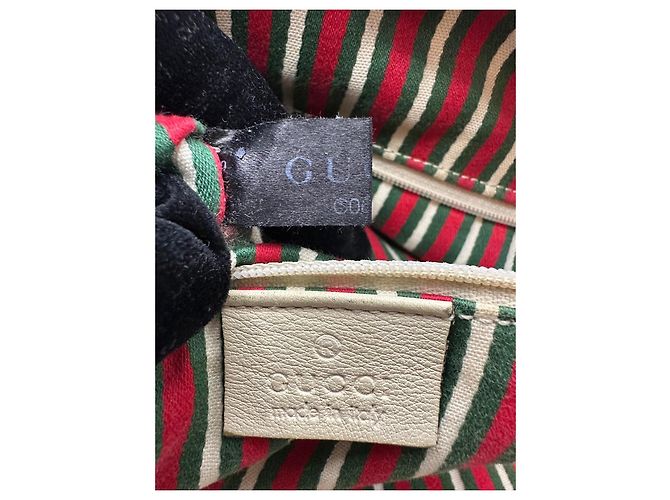 Gucci Britt Shopper aus GG Monogramm-Canvas Braun Beige - Ansicht 15