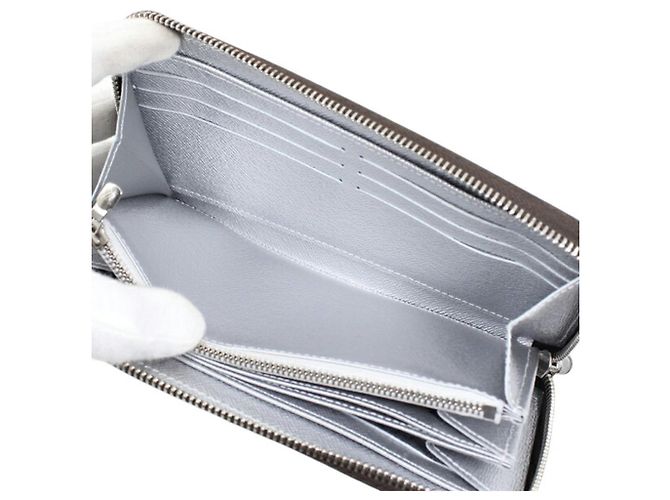 Louis Vuitton Monogram Lange Geldbörse Silber Monogramm - Ansicht 6
