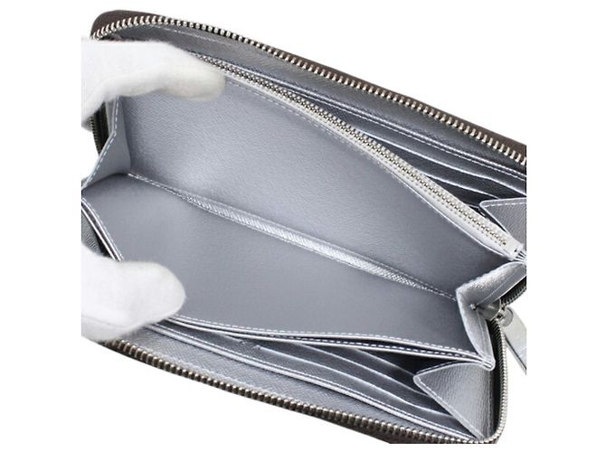 Louis Vuitton Monogram Lange Geldbörse Silber Monogramm - Ansicht 8
