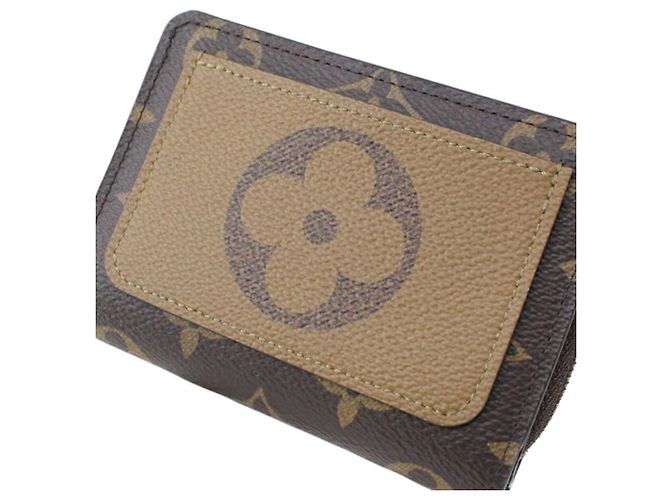 Cartera bi-fold Louis Vuitton Monogram Reverse Castaño Monograma - vista 5