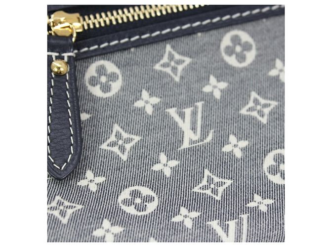 Louis Vuitton Mini Pochette Accessoires Negro Azul marino Monograma - vista 5
