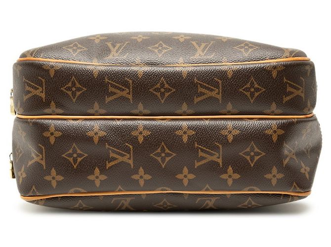 Borsa a tracolla Louis Vuitton Monogram Reporter PM Marrone - vista 3