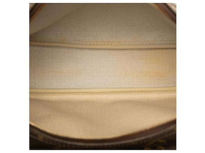 Borsa a tracolla Louis Vuitton Monogram Reporter PM Marrone - vista 4