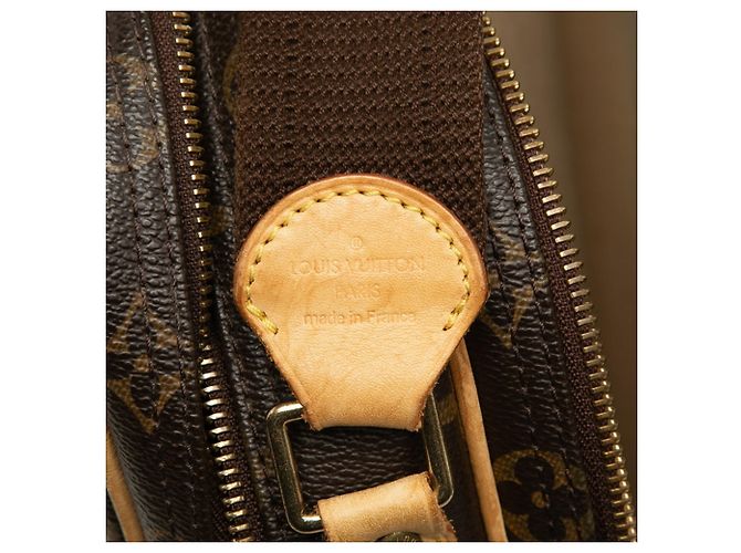 Borsa a tracolla Louis Vuitton Monogram Reporter PM Marrone - vista 6