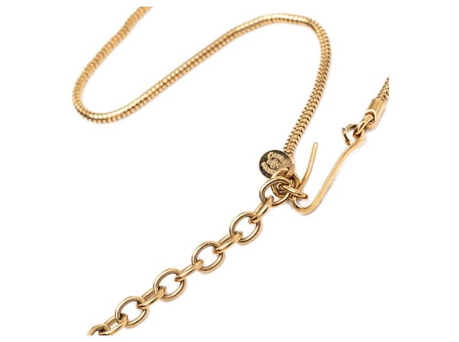 Collana a catena a sfere Chanel Coco Mark Nero D'oro - vista 4