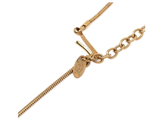 Collana a catena a sfere Chanel Coco Mark Nero D'oro - vista 5
