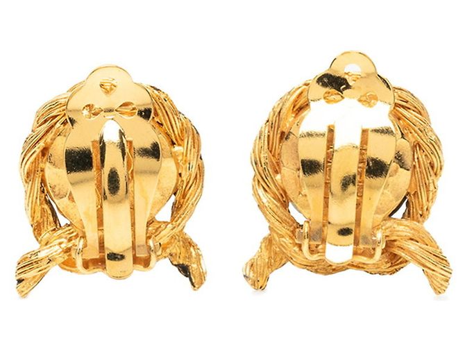 Orecchini a clip placcati oro Chanel D'oro - vista 2
