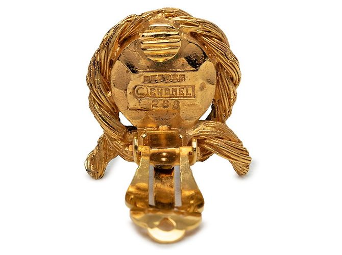Orecchini a clip placcati oro Chanel D'oro - vista 4