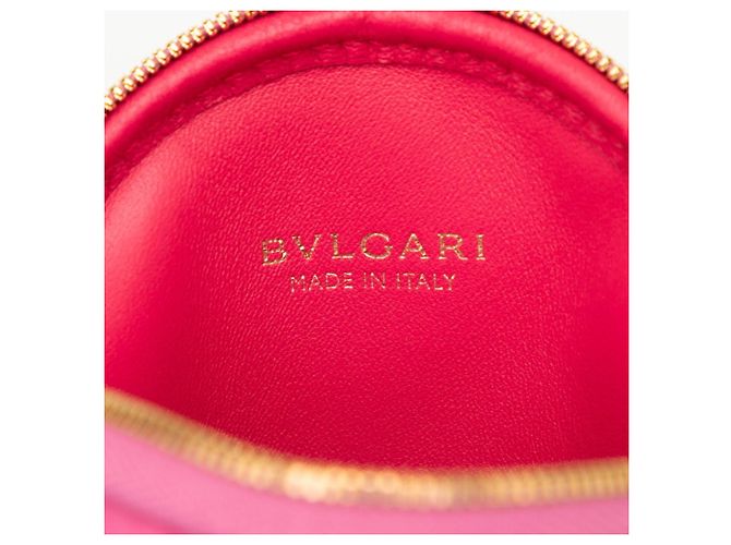 Bulgari Bvlgari Serpenti Cabochon Mini Chain Shoulder Pouch Rosa - vista 5