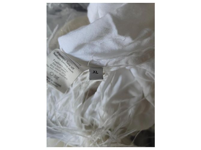 Autre Marque Sleeper Conjunto de Pijama em Viscose Branca com Penas Branco - vista 15